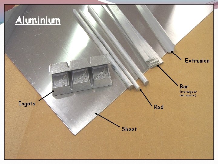 Aluminium Extrusion Bar (rectangular and square) Ingots Rod Sheet 