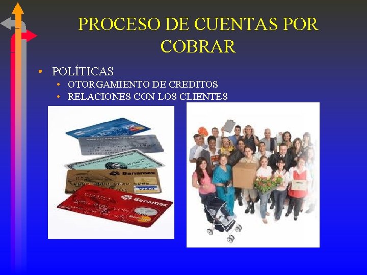 PROCESO DE CUENTAS POR COBRAR • POLÍTICAS • OTORGAMIENTO DE CREDITOS • RELACIONES CON