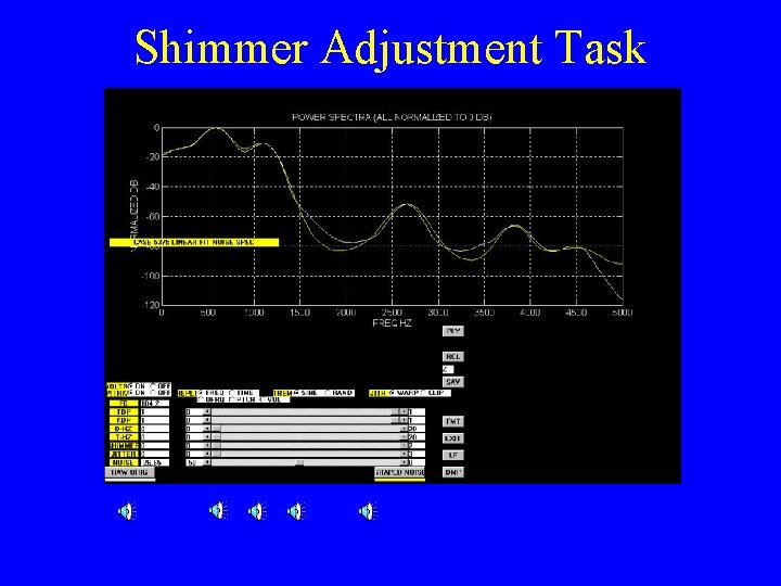 Shimmer Adjustment Task 