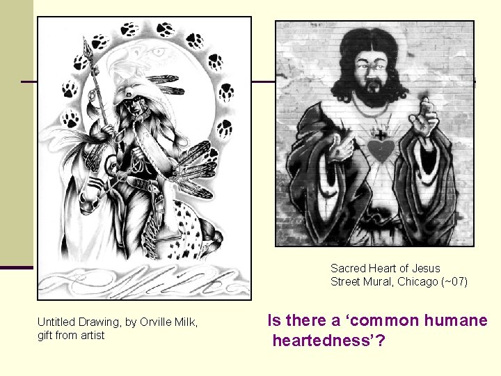 Sacred Heart of Jesus Street Mural, Chicago (~07) Untitled Drawing, by Orville Milk, gift Sacred Heart of Jesus Street Mural, Chicago (~07) Untitled Drawing, by Orville Milk, gift