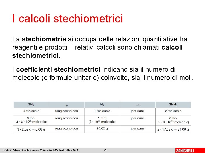 I calcoli stechiometrici La stechiometria si occupa delle relazioni quantitative tra reagenti e prodotti. I calcoli stechiometrici La stechiometria si occupa delle relazioni quantitative tra reagenti e prodotti.