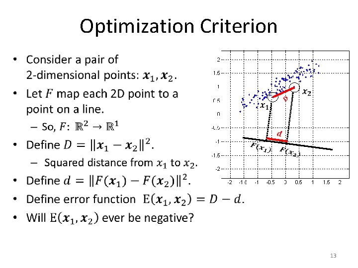 Optimization Criterion • 13 