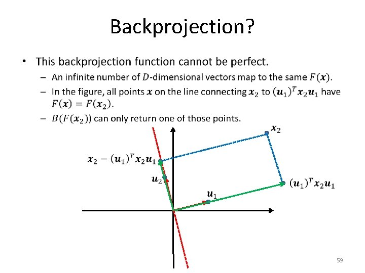 Backprojection? • 59 