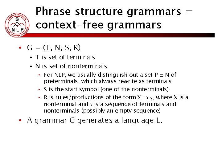Seven Lectures On Statistical Parsing Christopher Manning Lsa