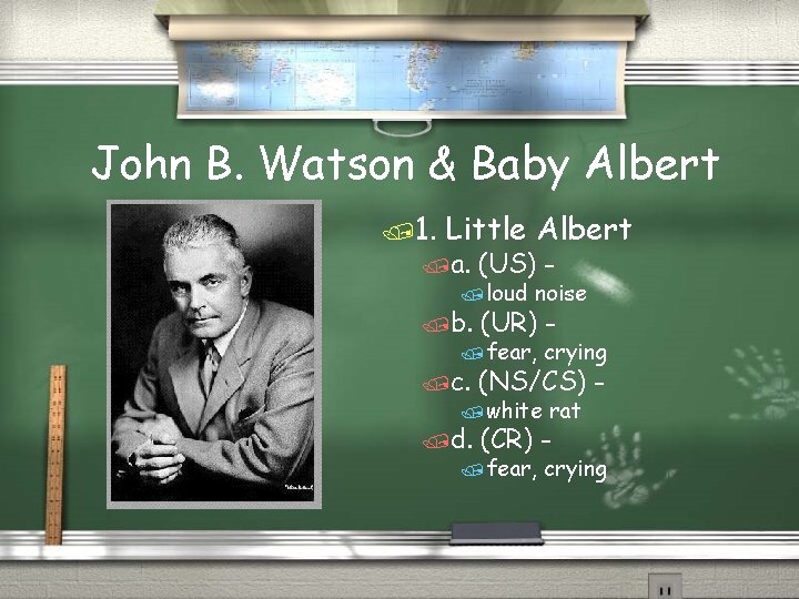 John B. Watson & Baby Albert /1. Little Albert /a. (US) - /b. (UR)