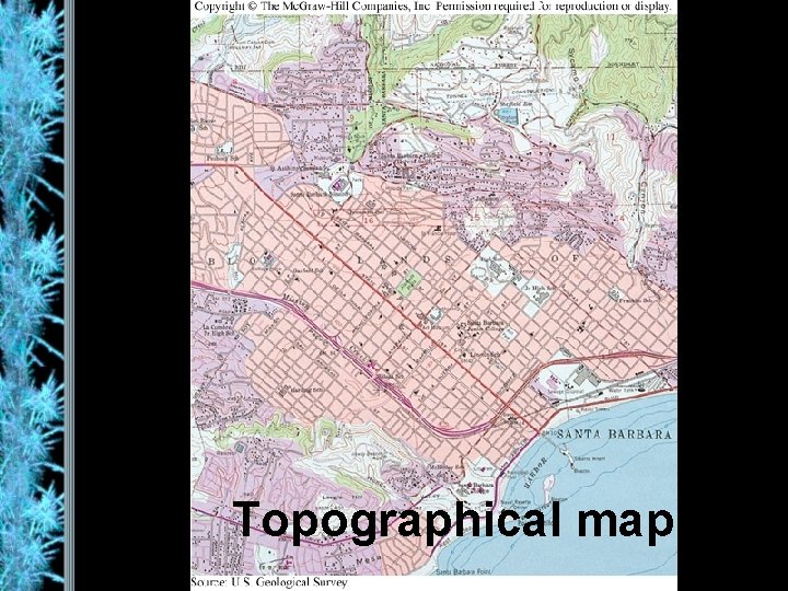 Topographical map 