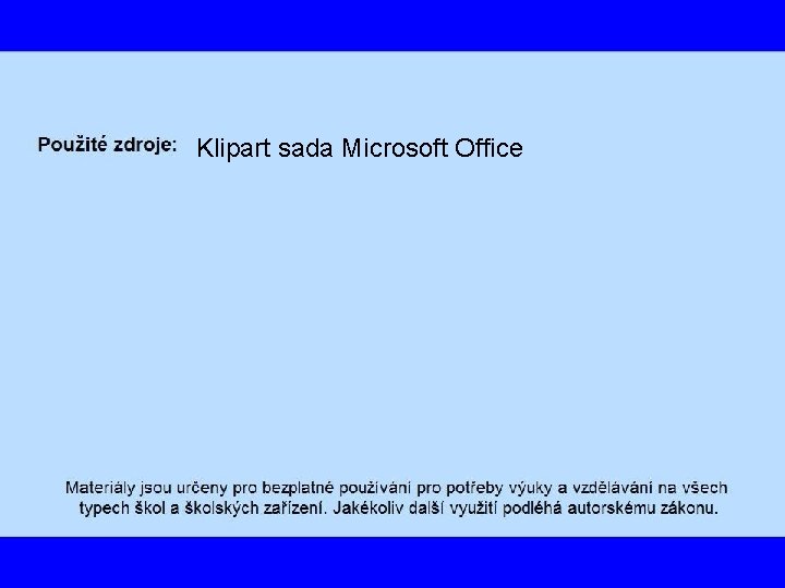 Klipart sada Microsoft Office 