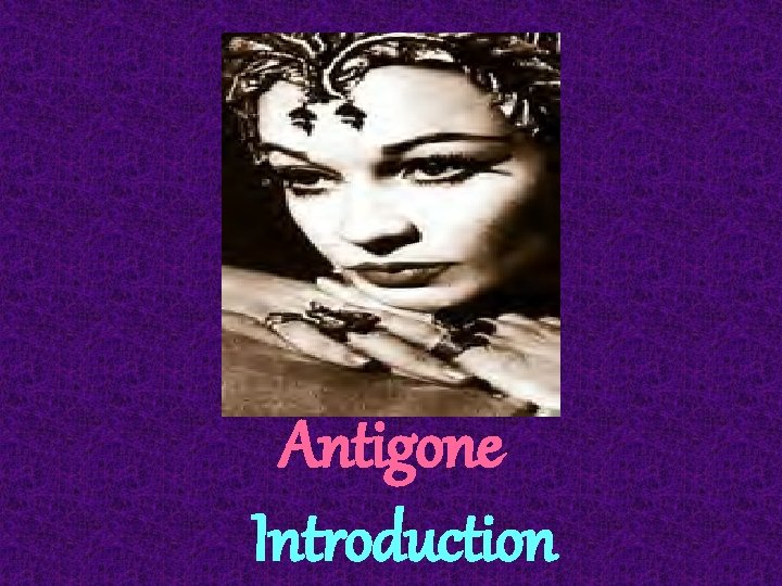 Antigone Introduction 