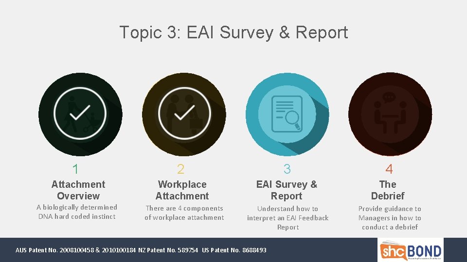 Topic 3: EAI Survey & Report 1 2 3 4 Attachment Overview Workplace Attachment