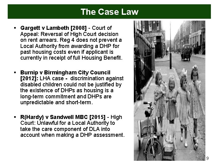 The Case Law § Gargett v Lambeth [2008] - Court of Appeal: Reversal of
