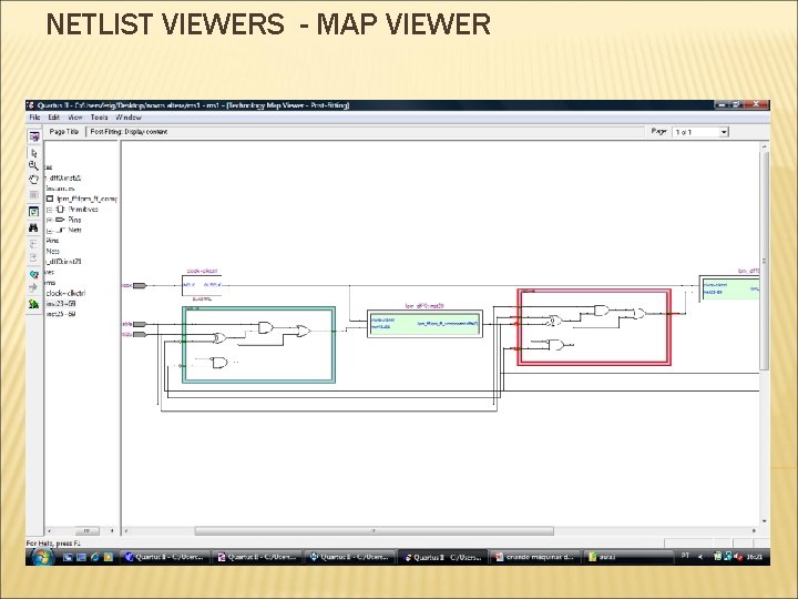 NETLIST VIEWERS - MAP VIEWER 