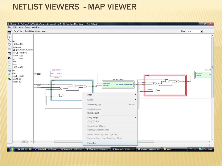 NETLIST VIEWERS - MAP VIEWER 