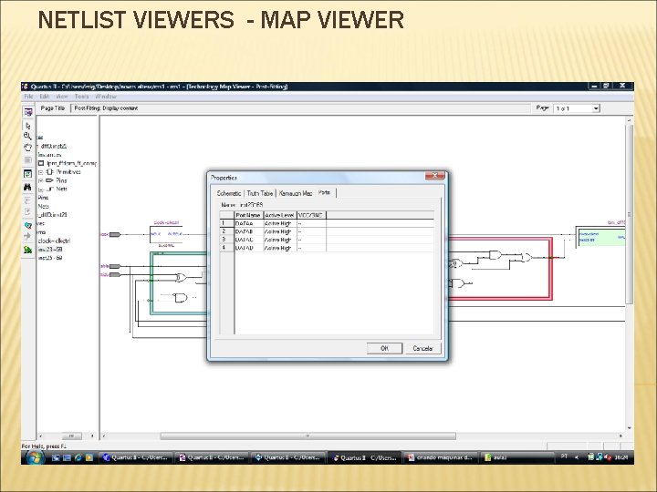 NETLIST VIEWERS - MAP VIEWER 