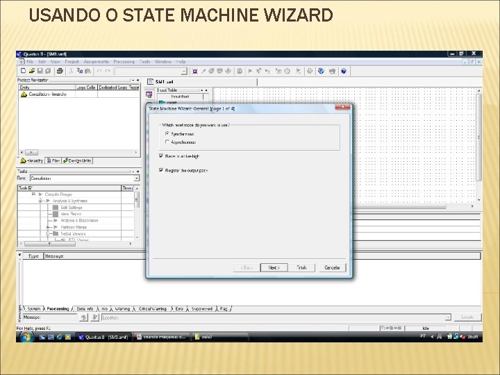 USANDO O STATE MACHINE WIZARD 
