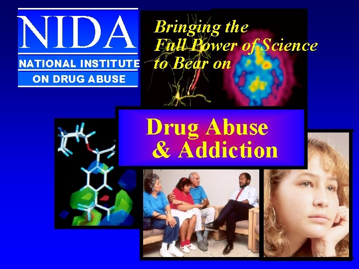 NIDA NATIONAL INSTITUTE ON DRUG ABUSE Bringing the Full Power of Science to Bear
