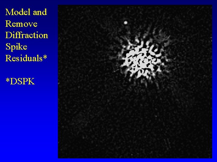 Model and Remove Diffraction Spike Residuals* *DSPK 