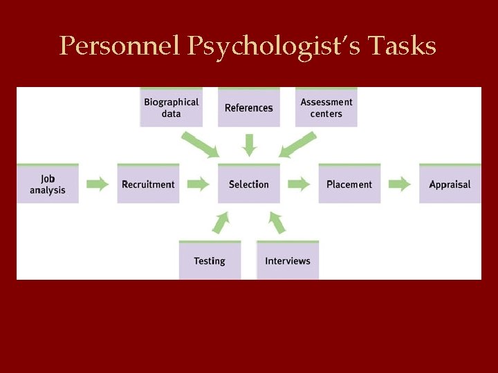 Personnel Psychologist’s Tasks 