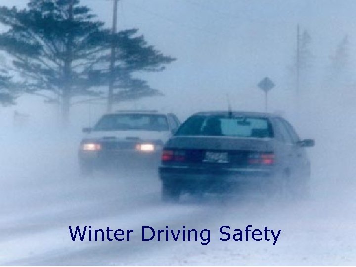 Winter Driving Safety 1 