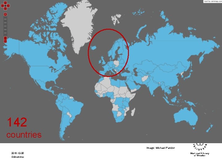 142 länder 142 countries Image: Michael Panzer 2016 -10 -05 Sidnummer 