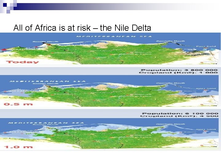 All of Africa is at risk – the Nile Delta 