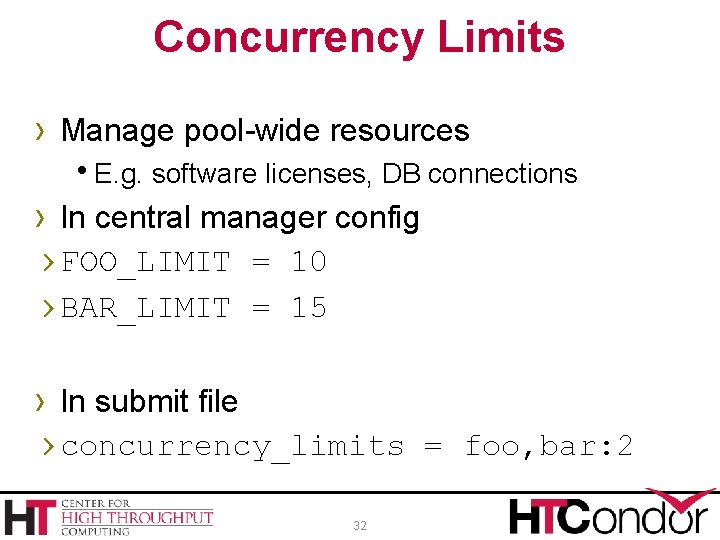 Concurrency Limits › Manage pool-wide resources h. E. g. software licenses, DB connections ›