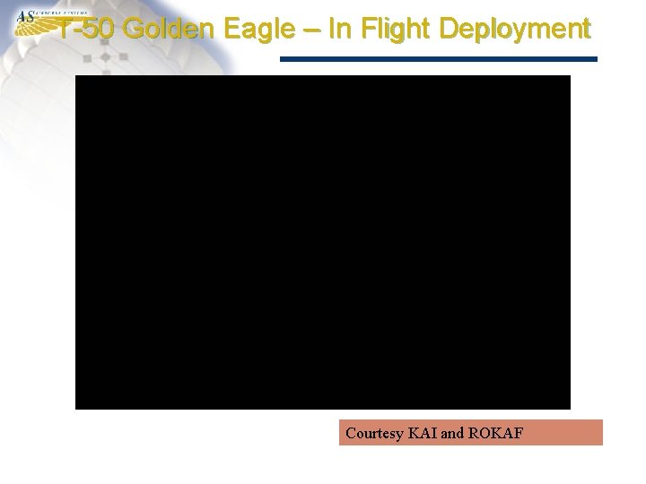 T-50 Golden Eagle – In Flight Deployment Courtesy KAI and ROKAF 