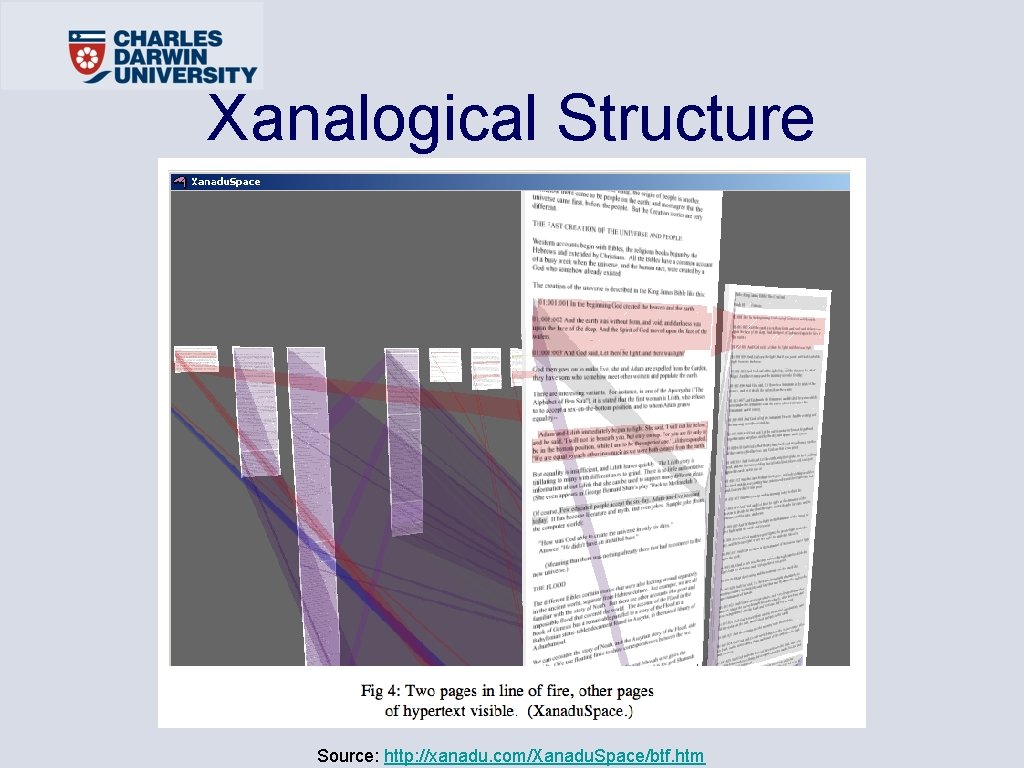 Xanalogical Structure Source: http: //xanadu. com/Xanadu. Space/btf. htm 