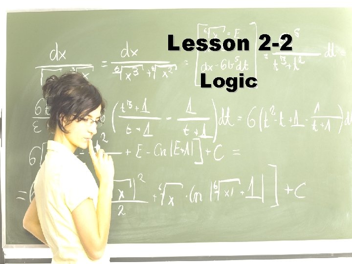 Lesson 2 -2 Logic 