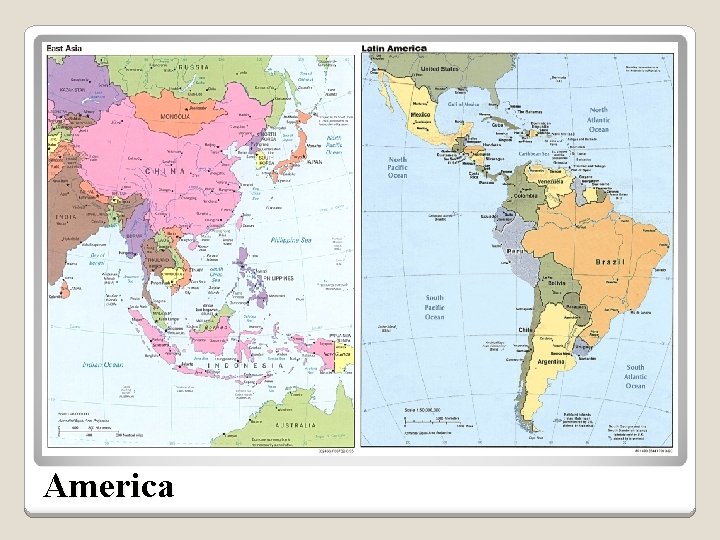 East Asia America versus Latin 