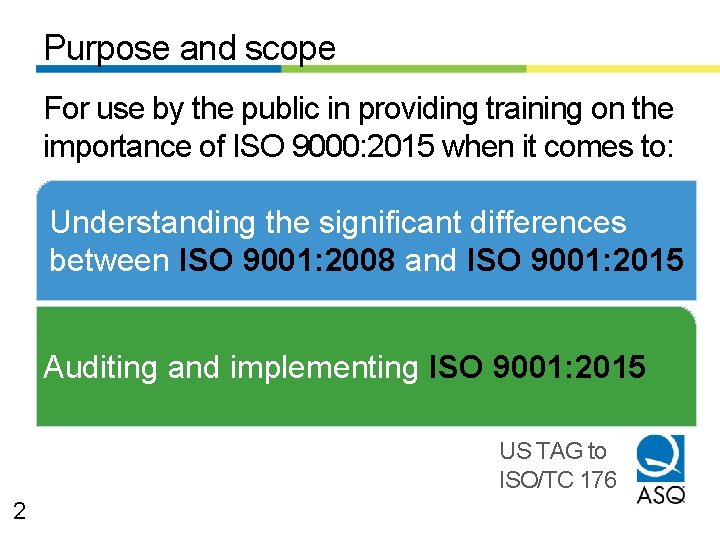 Purpose and scope For use by the public in providing training on the importance