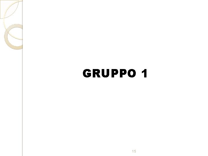 GRUPPO 1 15 