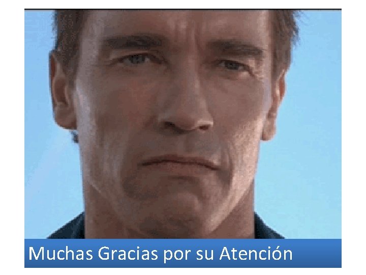 Muchas Gracias por su Atención 