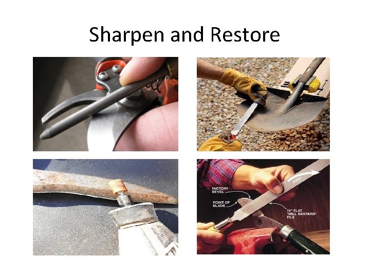 Sharpen and Restore 