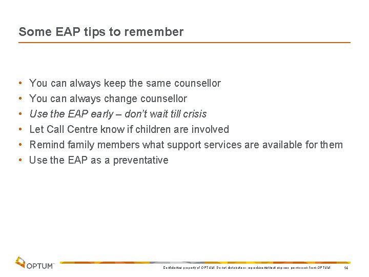 Some EAP tips to remember • • • You can always keep the same Some EAP tips to remember • • • You can always keep the same