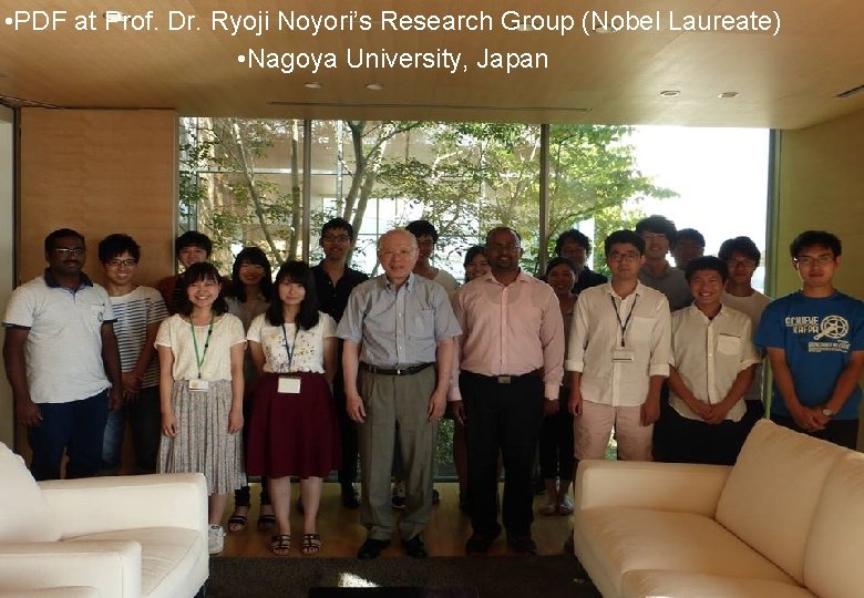  • PDF at Prof. Dr. Ryoji Noyori’s Research Group (Nobel Laureate) • Nagoya