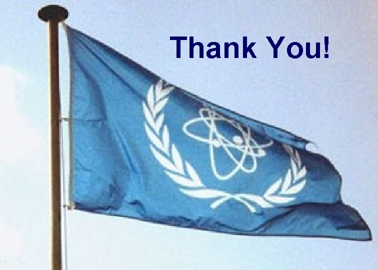 Thank You! International Atomic Energy Agency 12 