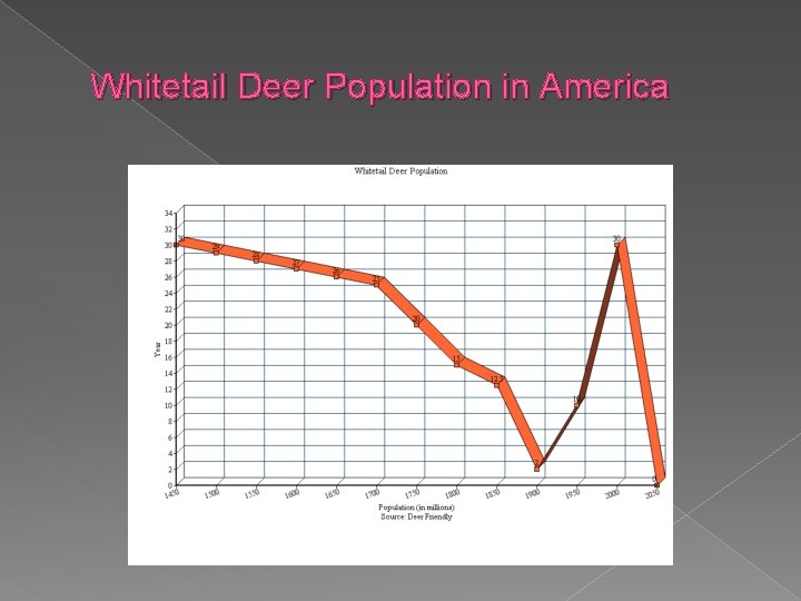 Whitetail Deer Population in America 