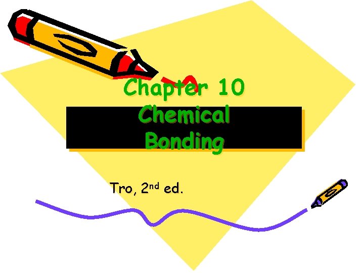 Chapter 10 Chemical Bonding Tro, 2 nd ed. 