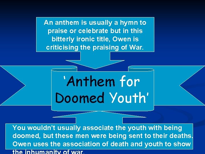 An anthem is usually a hymn to praise or celebrate but in this bitterly