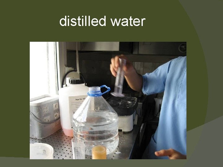 distilled water 