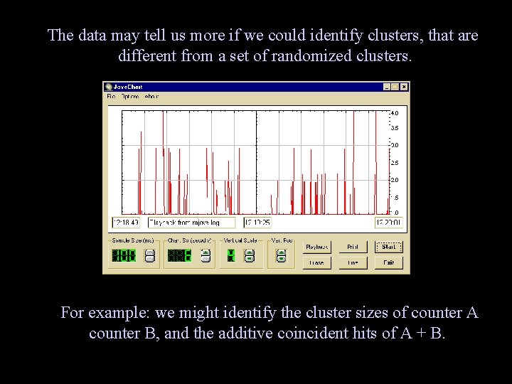 The data may tell us more if we could identify clusters, that are different