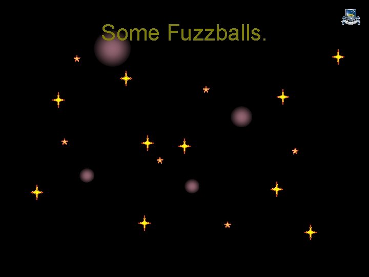 Some Fuzzballs. 