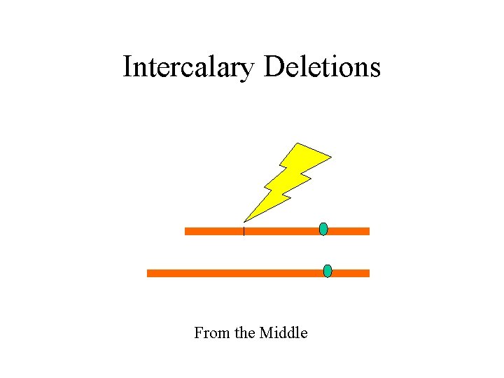 Intercalary Deletions From the Middle 