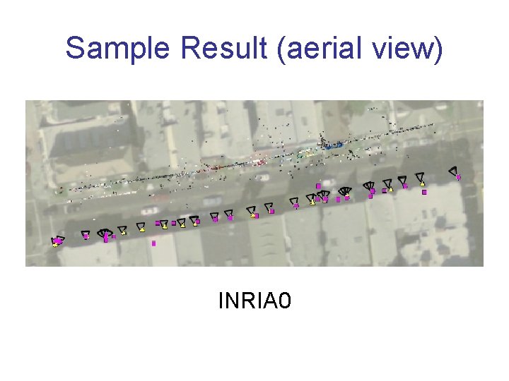 Sample Result (aerial view) INRIA 0 