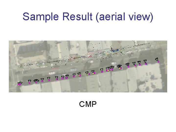 Sample Result (aerial view) CMP 