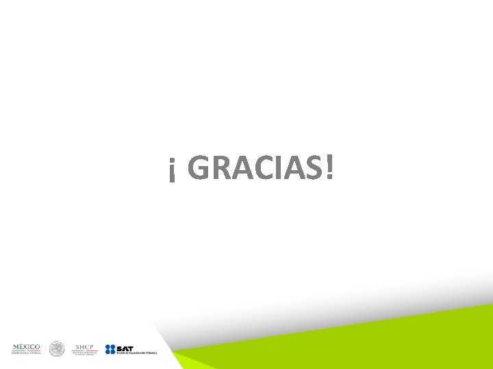 ¡ GRACIAS! ¡ GRACIAS!