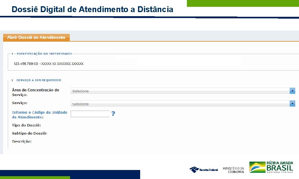 Dossiê Digital de Atendimento a Distância 