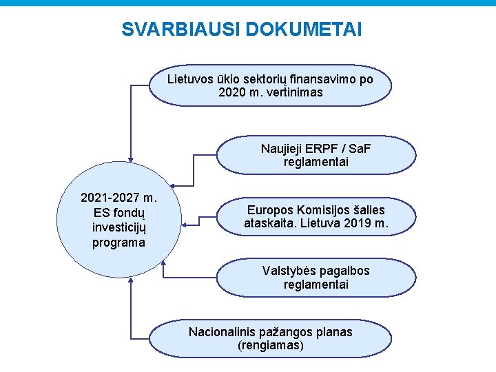 SVARBIAUSI DOKUMETAI Lietuvos ūkio sektorių finansavimo po 2020 m. vertinimas Naujieji ERPF / Sa.
