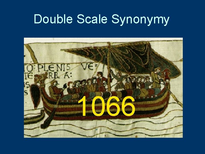 Double Scale Synonymy 1066 Double Scale Synonymy 1066