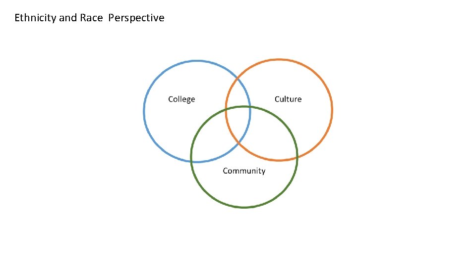 Ethnicity and Race Perspective 